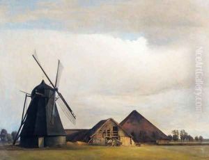 Windmill (Vindmølle) by Peder Vilhelm Ilsted