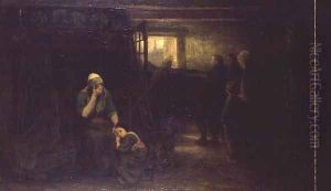 Grief Out of Darkness into Light by Jozef Israels
