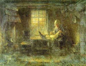 Interior of a Hut by Jozef Israels
