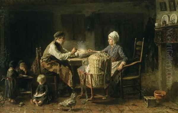 The Frugal Meal by Jozef Israels