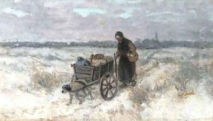 Winter Landscape by Jozef Israels