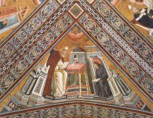 The Doctors of the Church (detail of St Jerome) by Master of the Isaac Stories