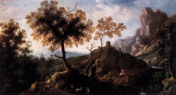 Landscape with Shepherds - view 1