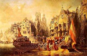 Arrival of the Duke of Alba at Rotterdam in 1567, 1844