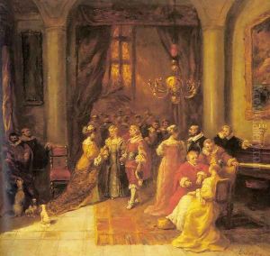 The Cardinal's Reception by Eugene Isabey