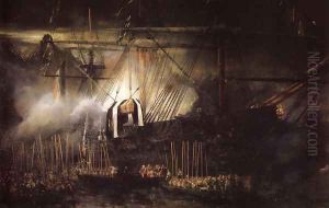 Transfer of Napoleon's ashes on board of the Belle Poule, 15 october 1840