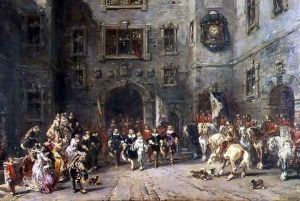 Louis XIII at the chateau of Blois