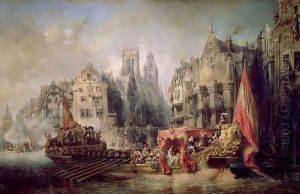 The Arrival of Fernando Alvarez de Toledo Duke of Alba 1508-82 at Rotterdam in 1567