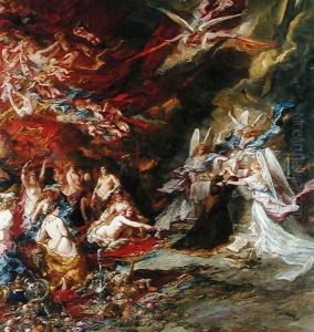 The Temptation of St Anthony by Eugene Isabey