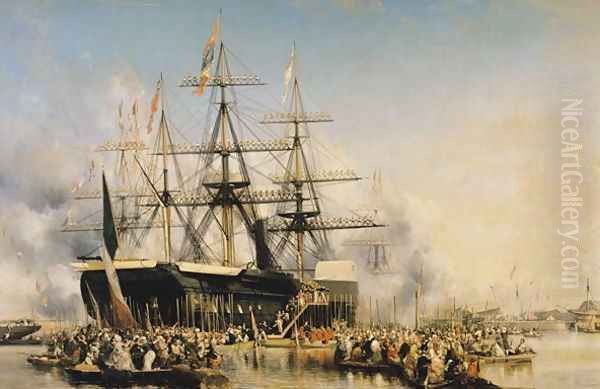 King Louis Philippe 1830-48 Disembarking at Portsmouth - view 1