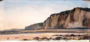 A Coastal Landscape, a sketch