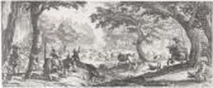 The Bighunt by Jacques Callot
