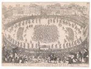 Le Combat Des Section D'infanterie. by Jacques Callot