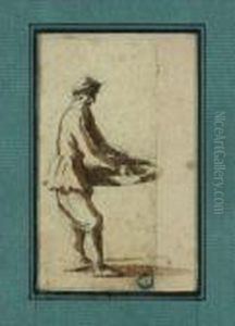 Figure Debout Tenant Un Tamis
