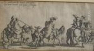 Ne Voila Pas De Braues Messagers
Qui Vont Errant Parpays Estrangers.....a Paris Chez Le Blond Rue St
Jacques A Lacloche D'argent by Jacques Callot