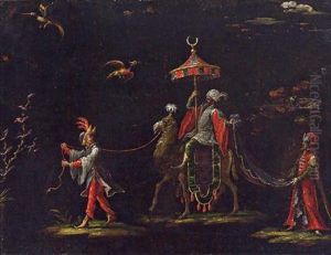 Del Xvii Secolo Passeggiata Di Un Sultano