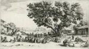 La Foire De Gondreville
Eau-forte Tres Belle Etrare Epreuve Du 1er Etat , Sur Papier Filigrane
Au Doublec by Jacques Callot