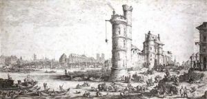 Vue Du Pont Neuf by Jacques Callot