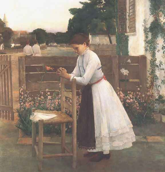 Devotion Ave Maria 1891 by Bela Ivanyi Grunwald