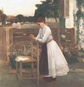 Devotion Ave Maria 1891 by Bela Ivanyi Grunwald