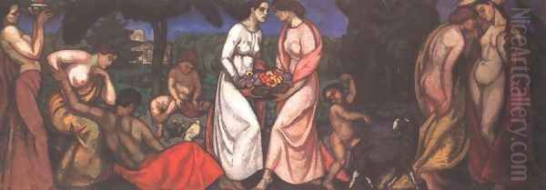 Painting for the Schiffer Villa 1912 - view 1