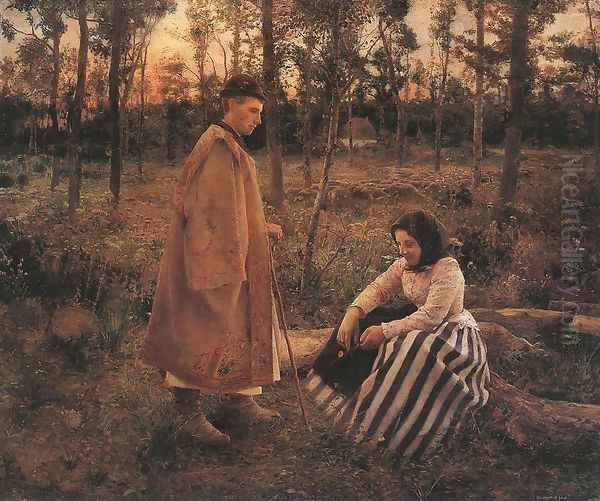 Shepherd and Peasant Woman 1892 - view 1