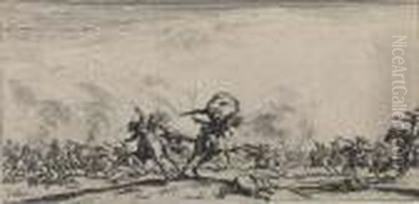 Les Combats De Cavalerie - view 1