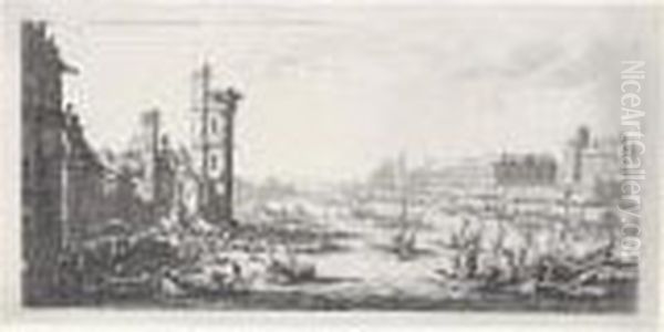 Les Deux Grandes Vues De Paris (lieure 667-668) - view 1