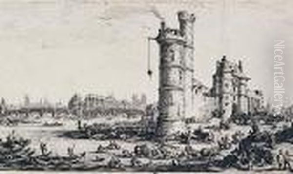 Vue Du Pont Neuf Eau-forte - view 1