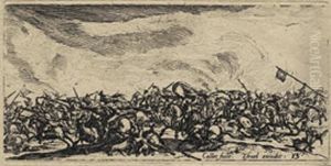 Bitwa Na Lance by Jacques Callot