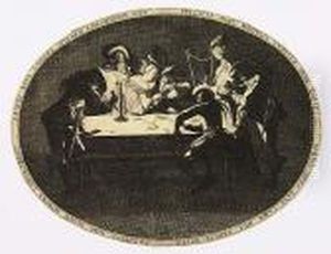 Le Brelan<</b> by Jacques Callot