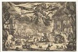 La Tentation De Saint-antoine<</b> by Jacques Callot