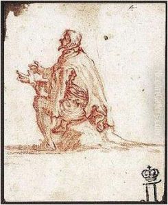 Man Seated On A Rock
