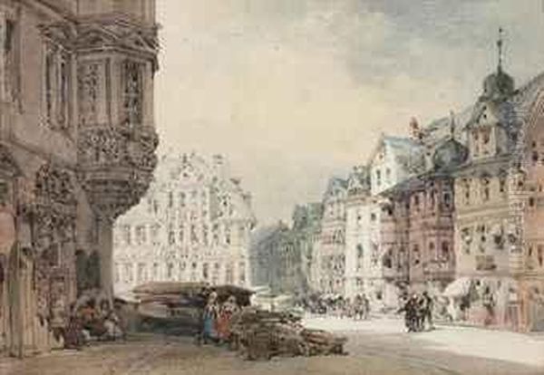 The Market Square, Coburg, Germany - view 1