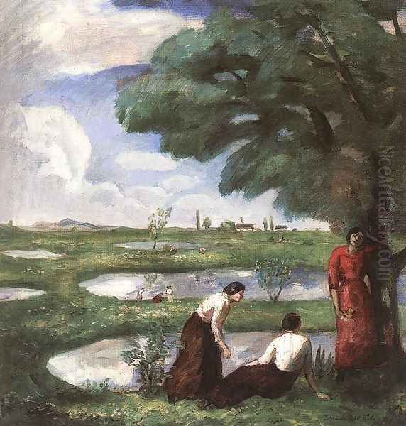 Rest at the Lake Shore - view 1