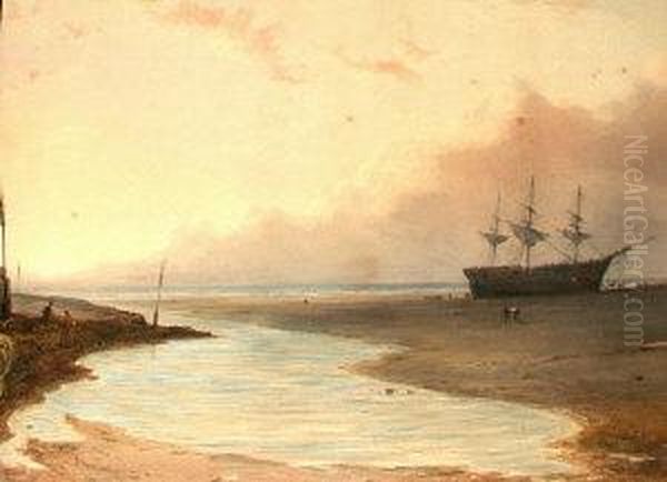 Beached Vessel On The Sands - view 1