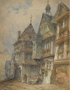 Old Houses by William Callow