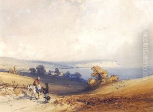 With The White Cliffs Of Dover Beyond by William Callow