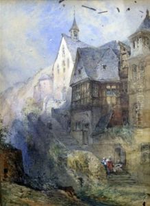 Old Houses At Berncastel On The Moselle