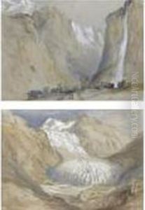 A Folio Of Landscapes Of Switzerland by William Callow