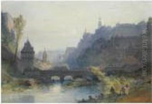 View Of Heidelberg, Germany by William Callow