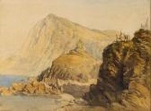 Lantern Hill, Ilfracombe, North Devon by William Callow