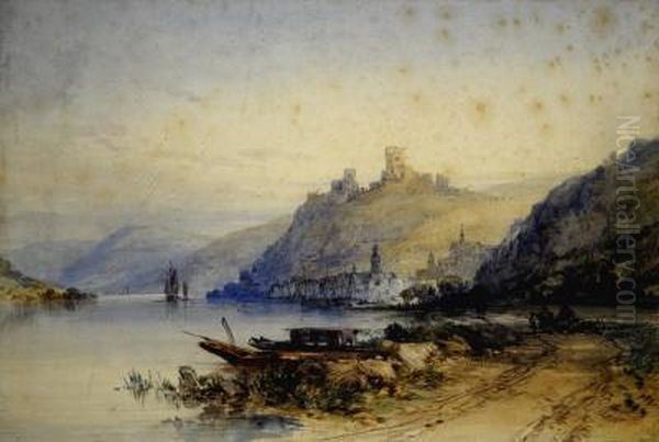 Schloss Knackhausen On The Rhine - view 1