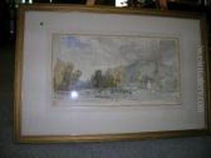 Church At Crickhowell by William Callow