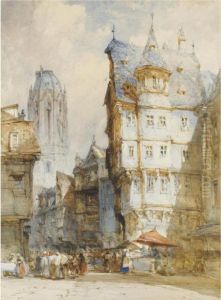 Various Properties
The Market, Frankfurt by William Callow