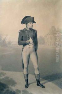 Napoleon Bonaparte 1769-1821 First Consul at Malmaison by Jean-Baptiste Isabey