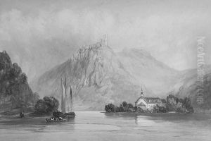 A Continental Lake Scene