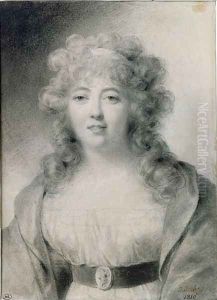Madame de Stael 1766-1817 by Jean-Baptiste Isabey