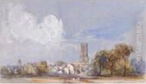 View Of Aix En Provence by William Callow