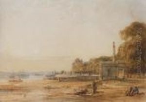 Seine Near Paris by William Callow